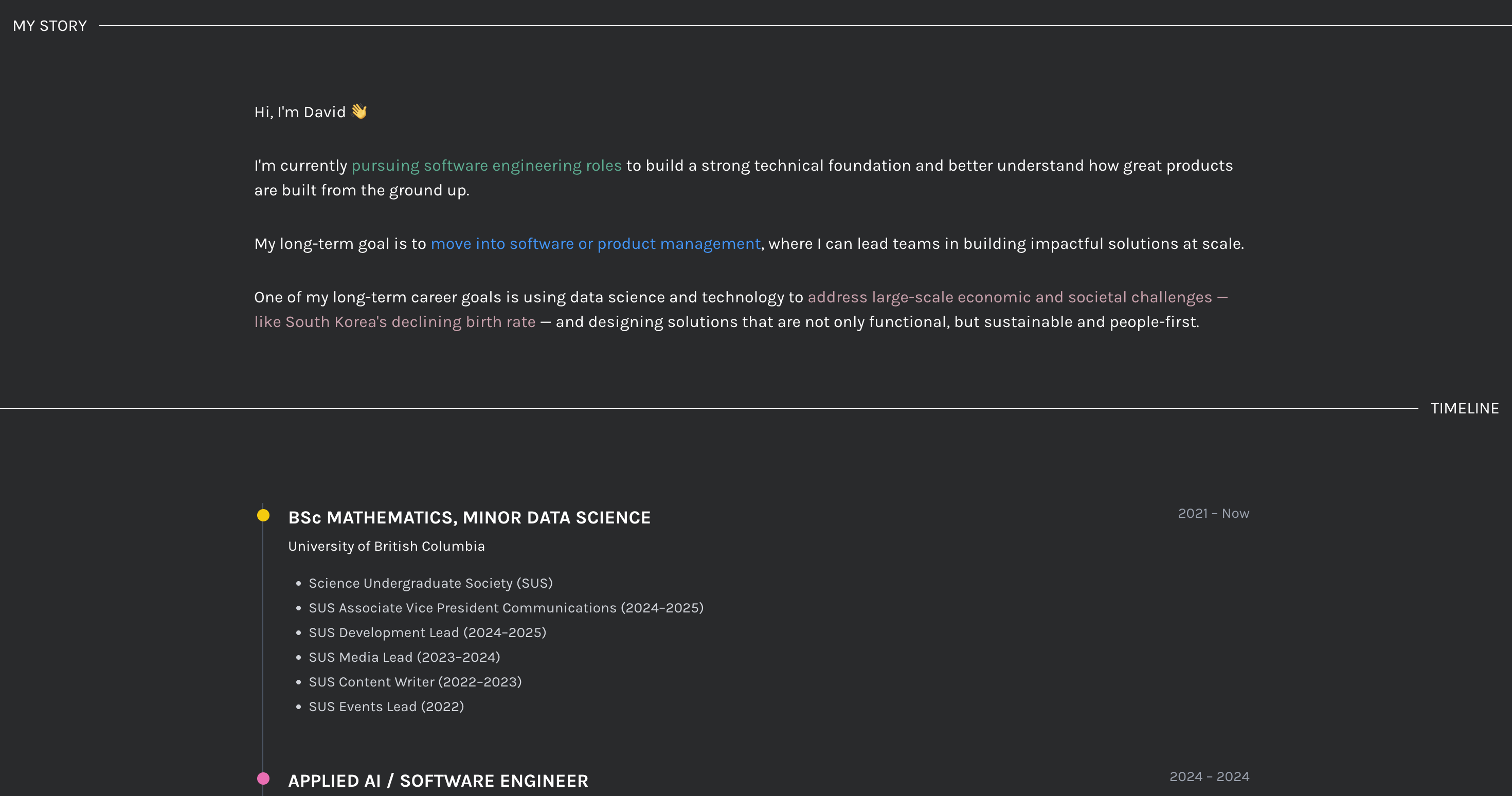 PERSONAL PORTFOLIO